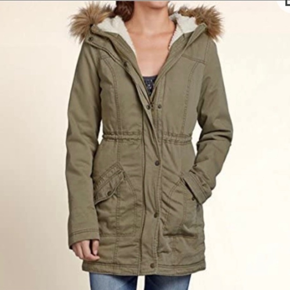 HOLLISTER | Jack creek Sherpa lined cargo jacket